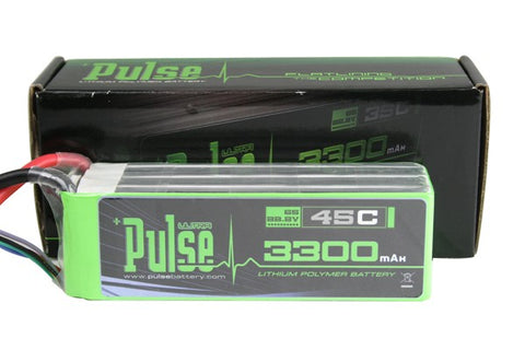 PULSE 3300mAh 6S 22.2V 45C - LiPo Battery - SABAvio USA