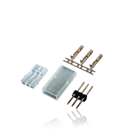 PowerBox JR Servo Connector, female pin for crimping (50pcs/pack) - PBS1060/50 - HeliDirect