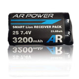 AR POWER 3200mAh (2x1 cell) Pack With Self Balancing Circuit - HeliDirect