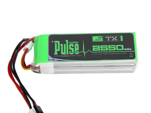 PULSE 2550mAh 3S 11.1V - Transmitter Battery