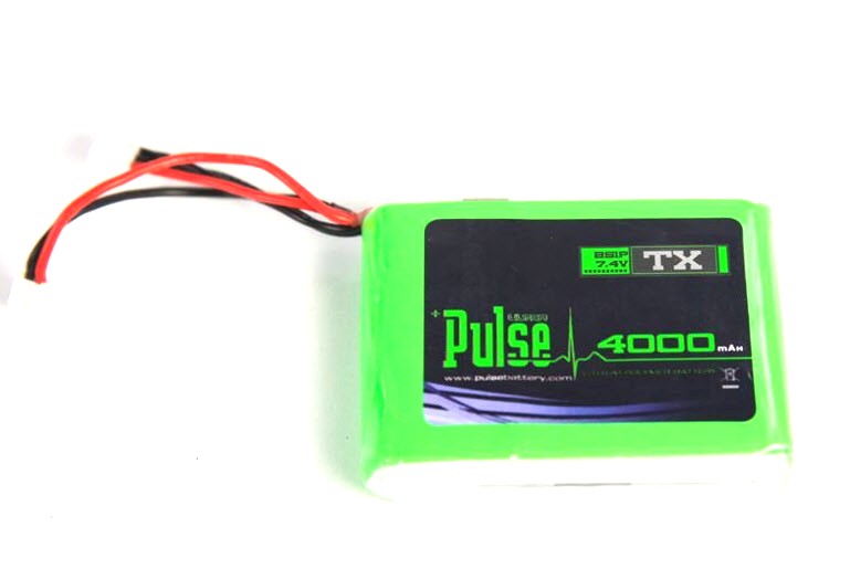 PULSE LIPO 4000mAh 2S 7.4V - For DX7S/DX8/DX9 TX