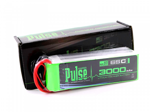 PULSE 3000mAh 6S 22.2V 65C - LiPo Battery - SABAvio USA