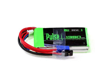 PULSE 1350mAh 2S 7.4V 15C - Receiver Battery